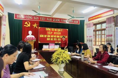 TẬP HUẤN GIẢNG DẠY LỒNG GHÉP NỘI DUNG GIÁO DỤC QUỐC PHÒNG – AN NINH ” TRONG TRƯỜNG TIỂU HỌC NĂM HỌC 2025 -2026