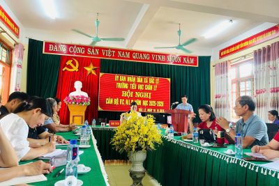 TRƯỜNG TH CHÂN LÝ XÃ BẮC LÝ TỔ CHỨC HỘI NGHỊ VIÊN CHỨC, NGƯỜI LAO ĐỘNG * NĂM HỌC 2025-2026